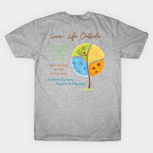 Adult season's tree T-Shirt